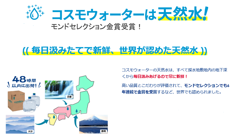 �������݂��Ă̓V�R�������߂�w�R�X���E�H�[�^�[�x���T�C�g